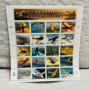 Scotts #3142 32c AMERICAN AIRCRAFT FULL SHEET, MNH